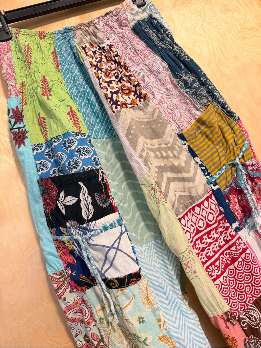 Kathmandu Multicolor Patchwork Cotton Harem Pants - Picture 3 of 8